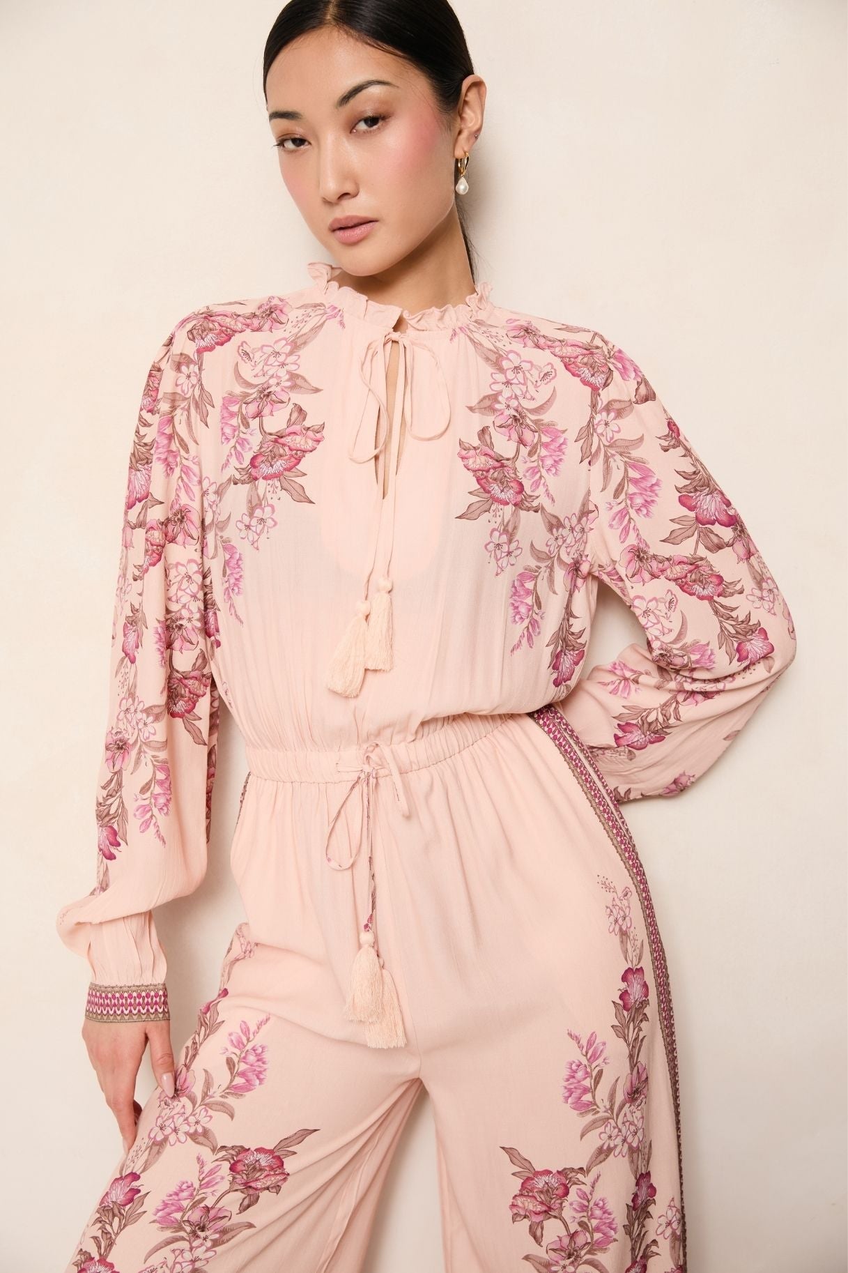 Raishma Studio Pink Hailey Pink Jumpsuit