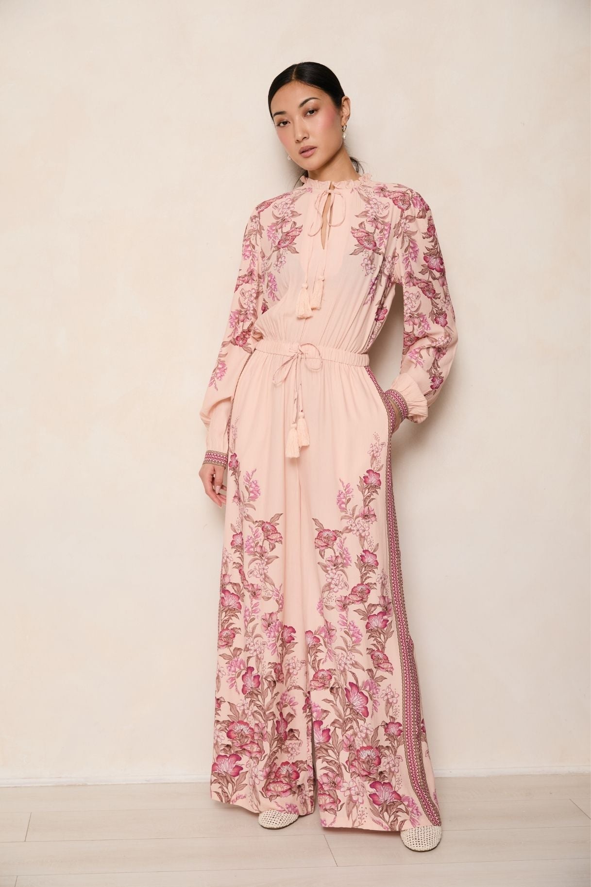 Raishma Studio Pink Hailey Pink Jumpsuit