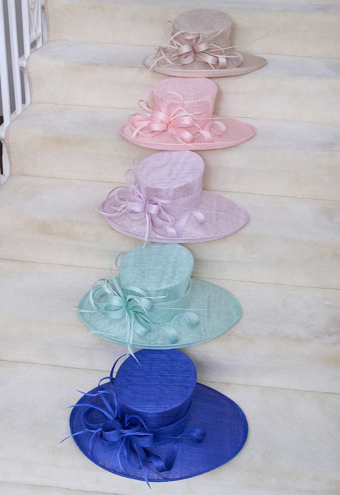 Gina Bacconi Hydrangea Wide Brimmed Hat