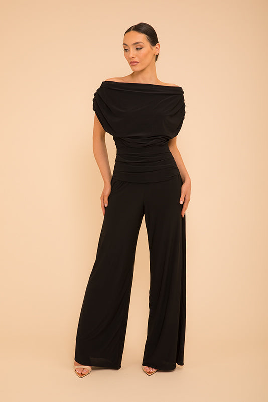 Atom Label Black Carbon Jumpsuit