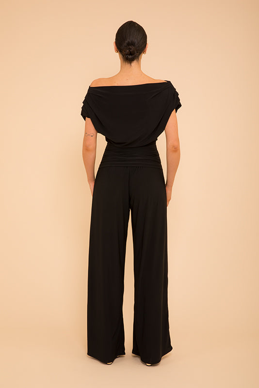 Atom Label Black Carbon Jumpsuit