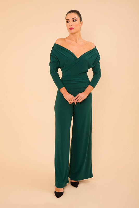 Atom Label Forest Green Valencia Jumpsuit