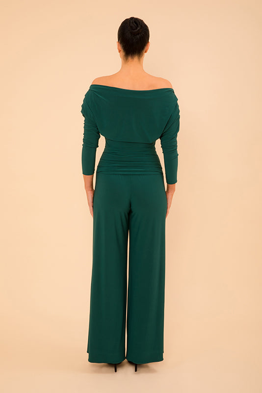 Atom Label Forest Green Valencia Jumpsuit