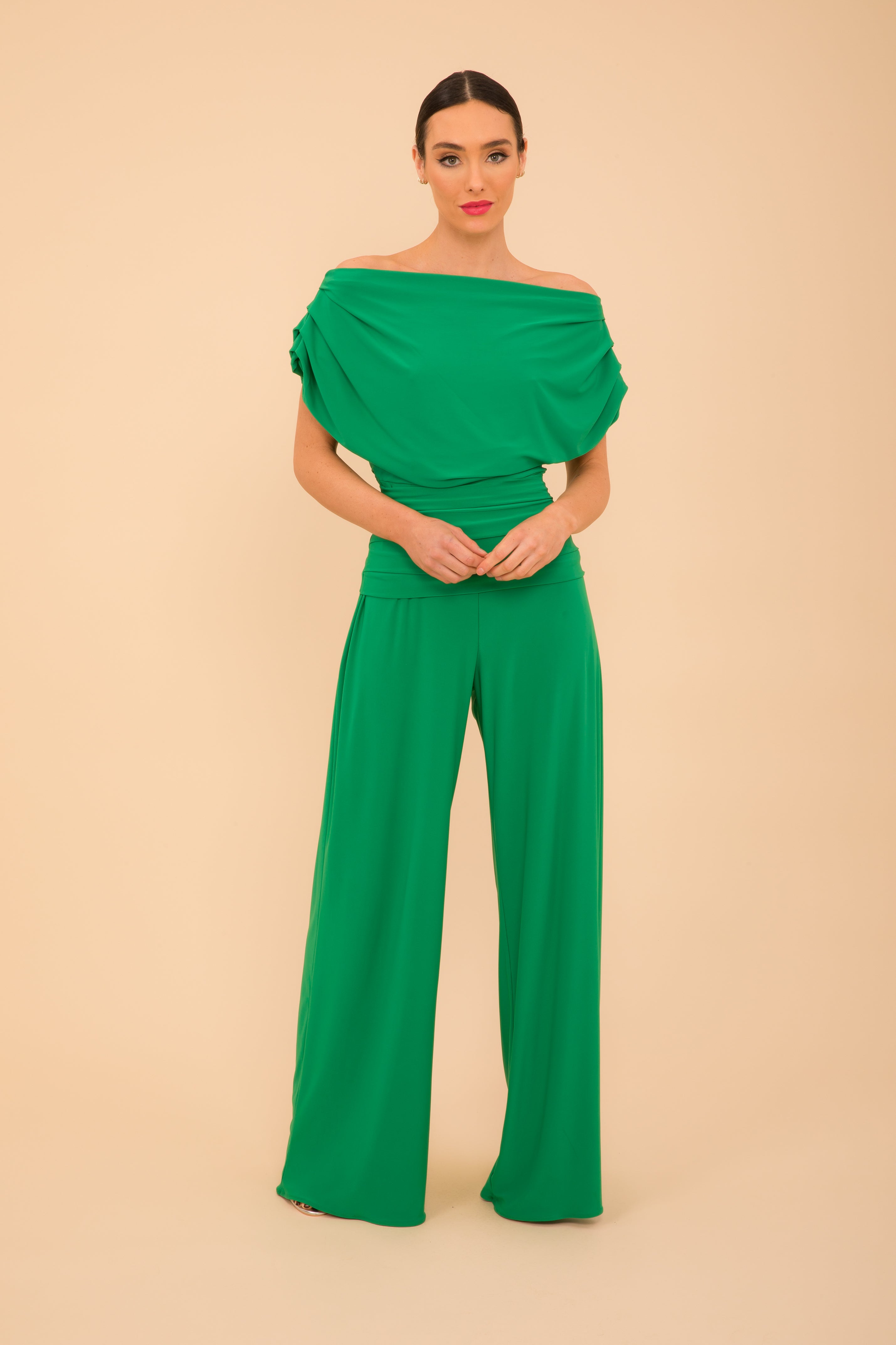 Atom Label Emerald Green Carbon Jumpsuit