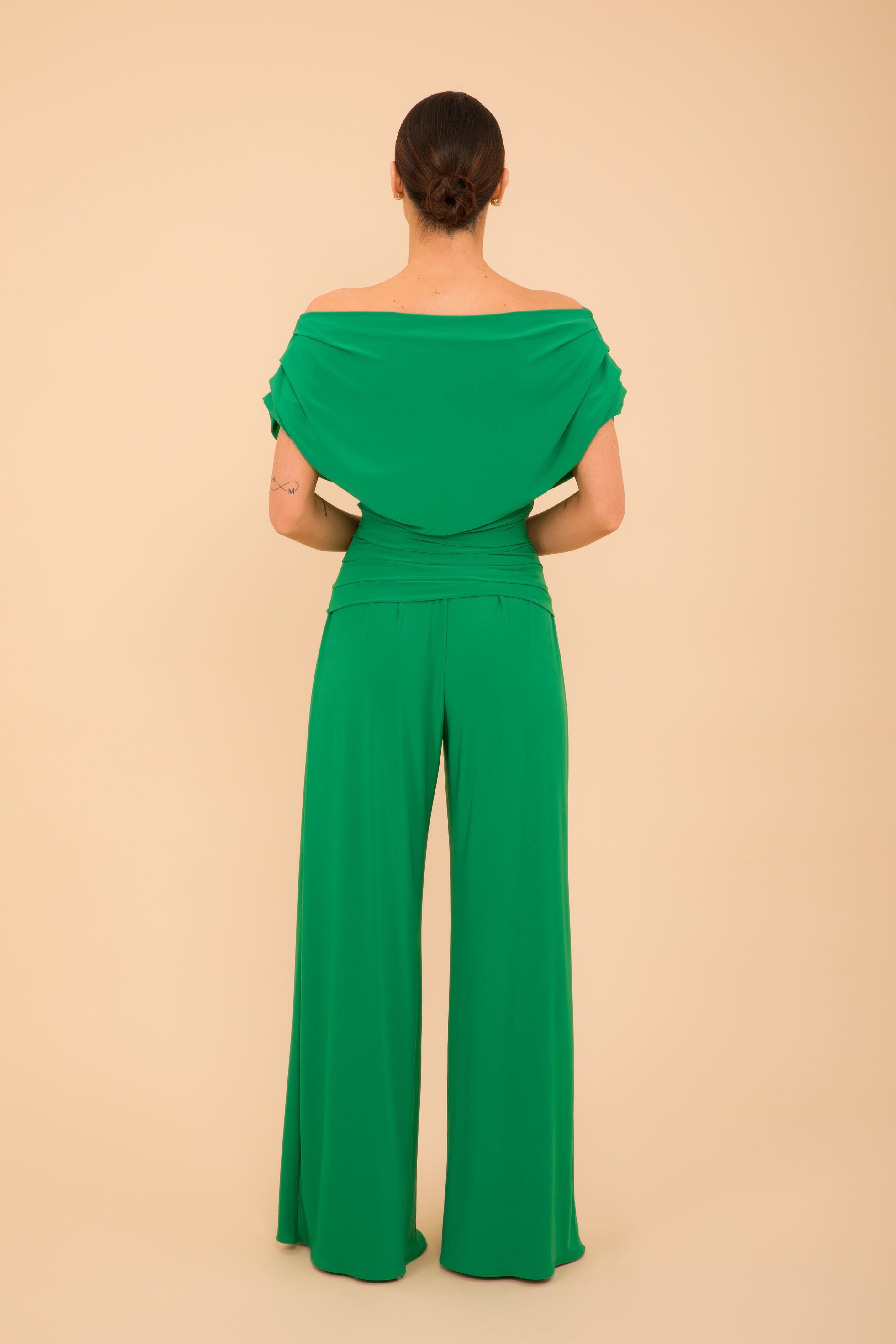 Atom Label Emerald Green Carbon Jumpsuit