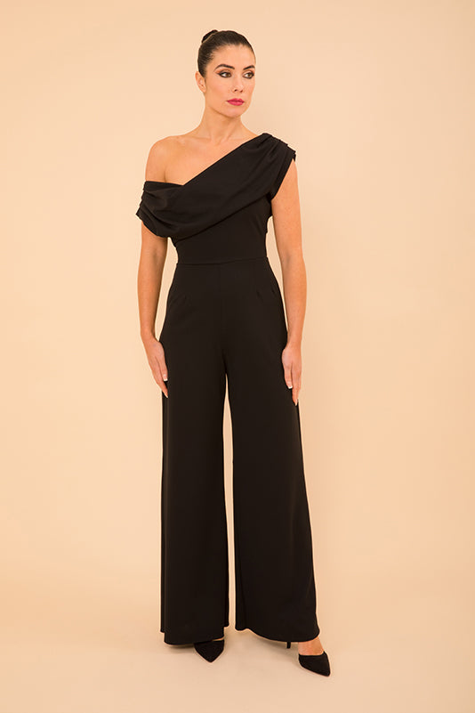 Atom Label Black Venice Jumpsuit