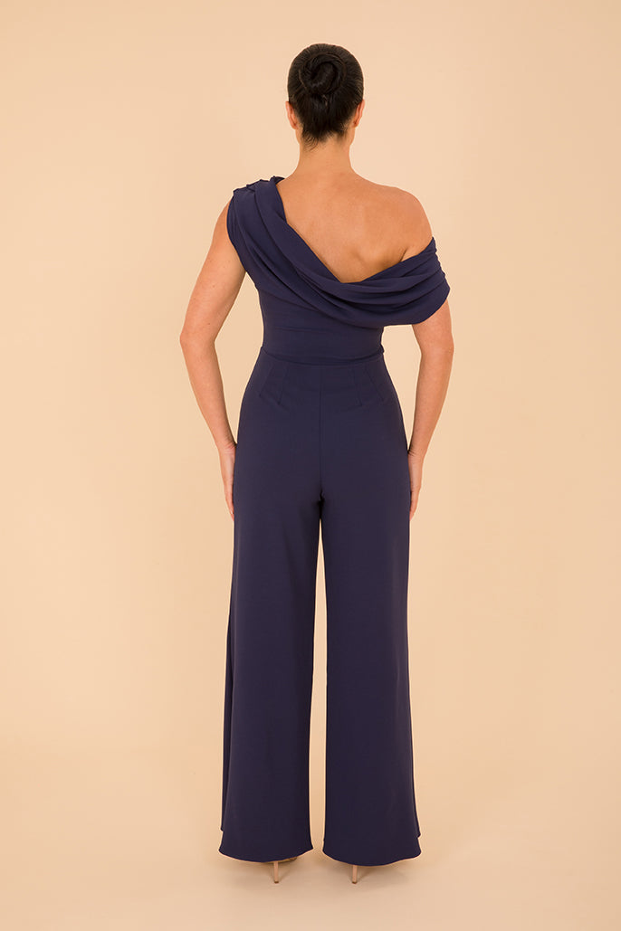 Atom Label Navy Venice Jumpsuit