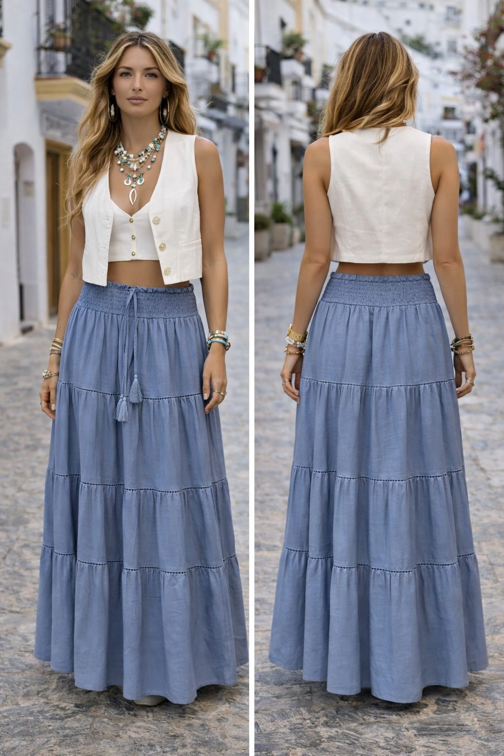 Soul Of Sita Alice Cotton Voile Long Gypsy Skirt