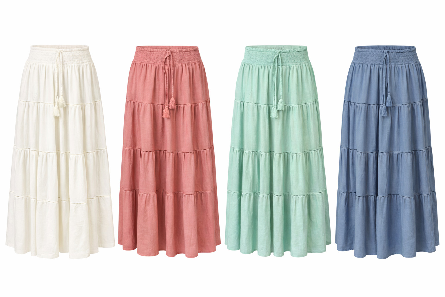 Soul Of Sita Alice Cotton Voile Long Gypsy Skirt