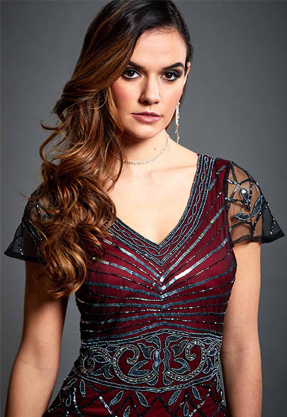 Jywal London Red Sylvia Gatsby Dress
