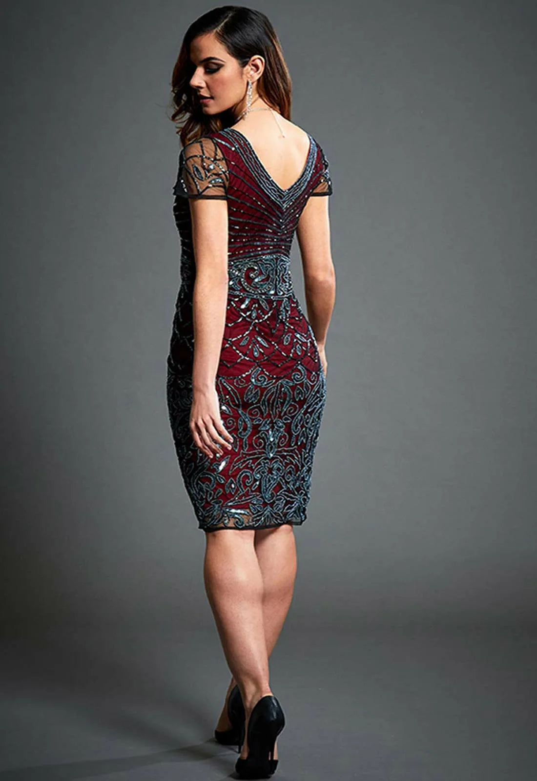 Jywal London Red Sylvia Gatsby Dress