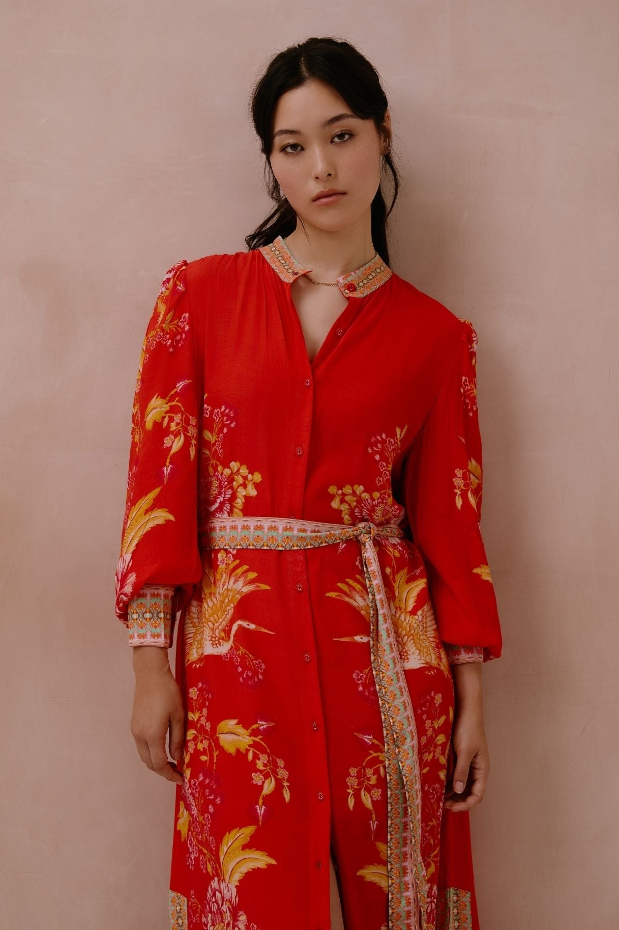 Raishma Studio Red Kaitlyn Red Dress