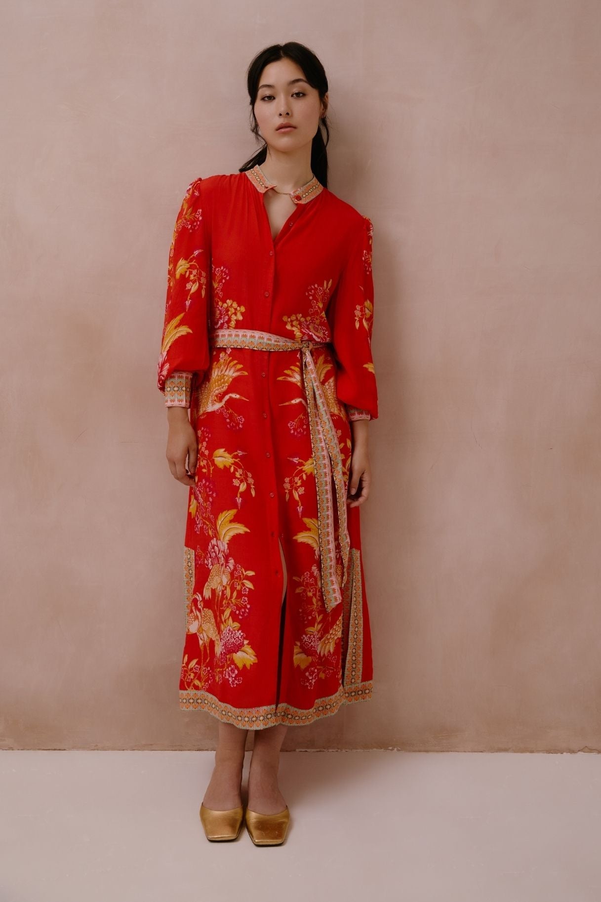 Raishma Studio Red Kaitlyn Red Dress