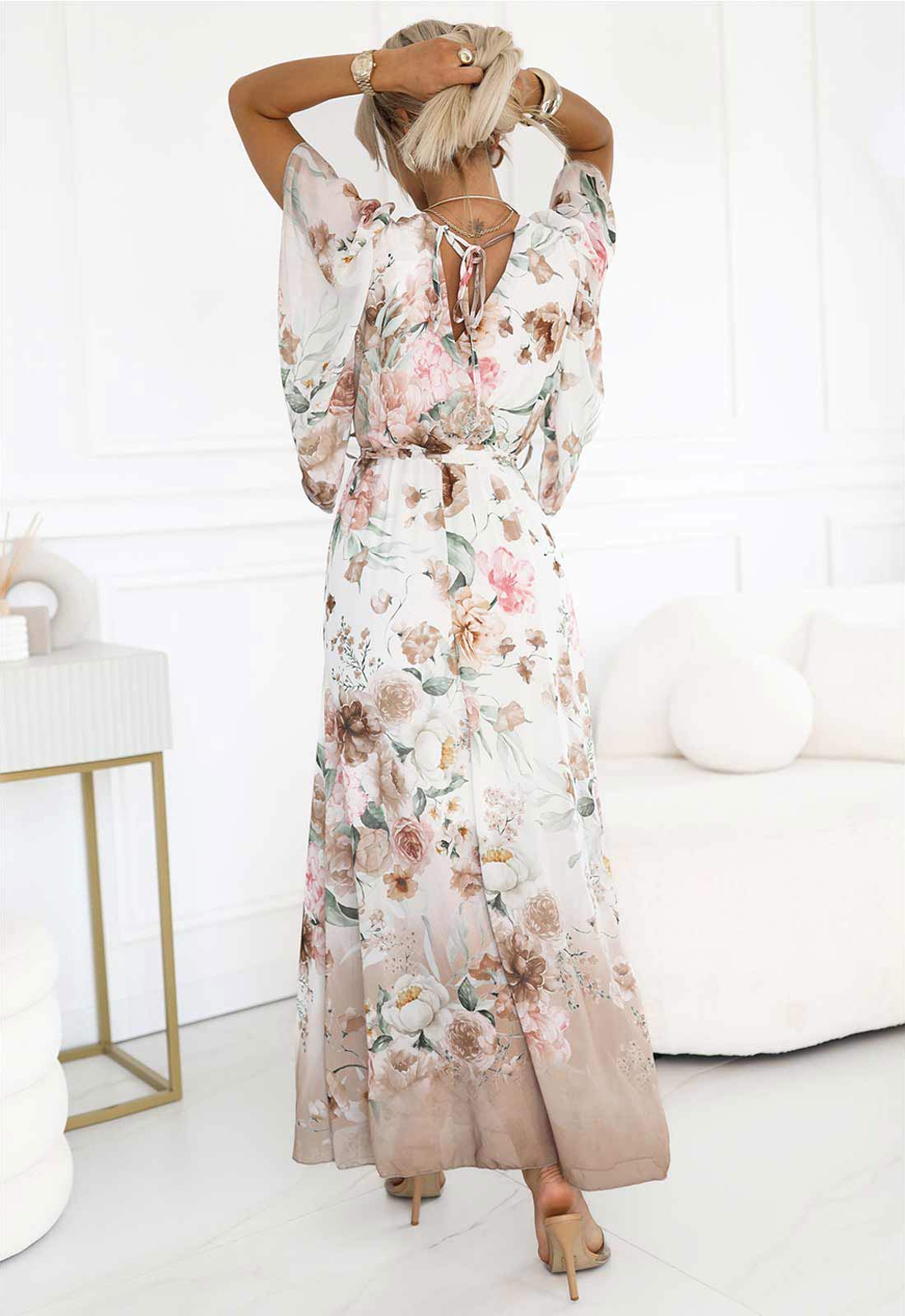 LBD Exclusive Sunset Paradise Floral Maxi Dress