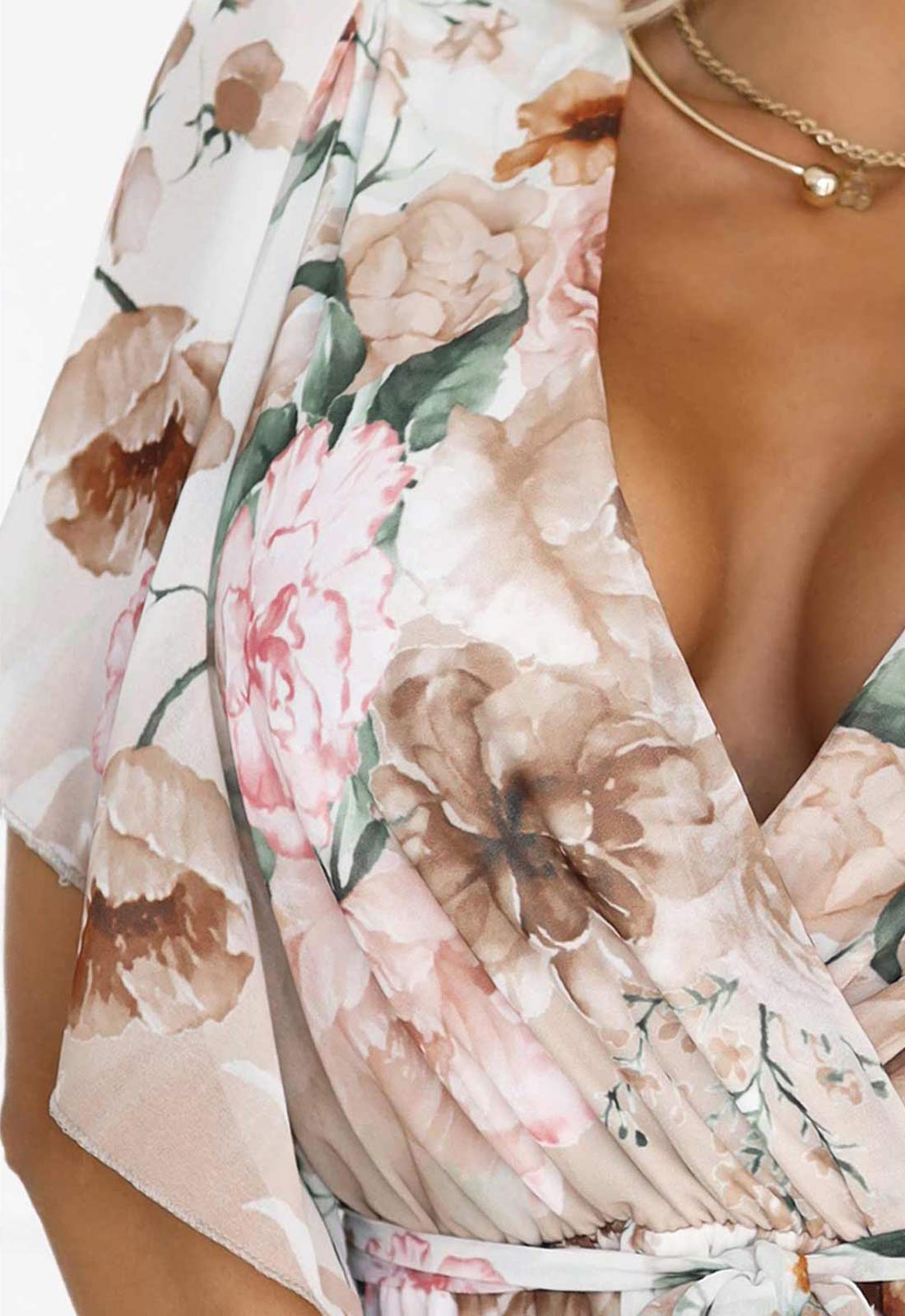 LBD Exclusive Sunset Paradise Floral Maxi Dress