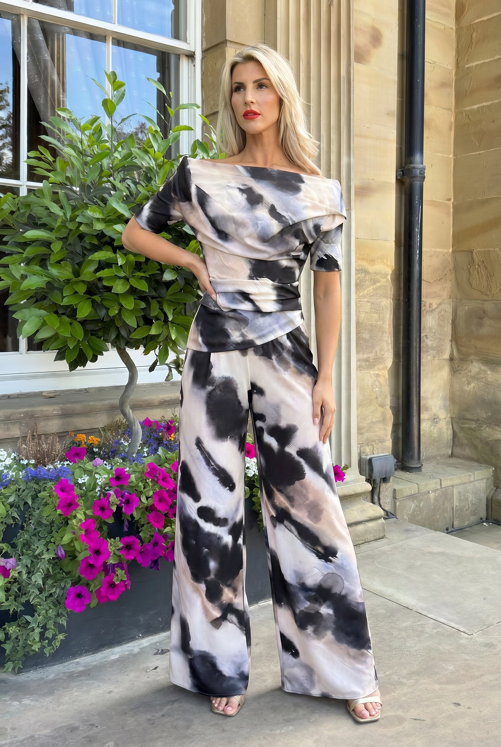 Atom Label Abstract Print Ss26 Lima Jumpsuit 2.0