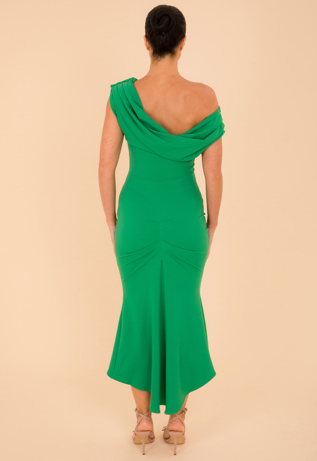 Atom Label Emerald Green Mercury Dress