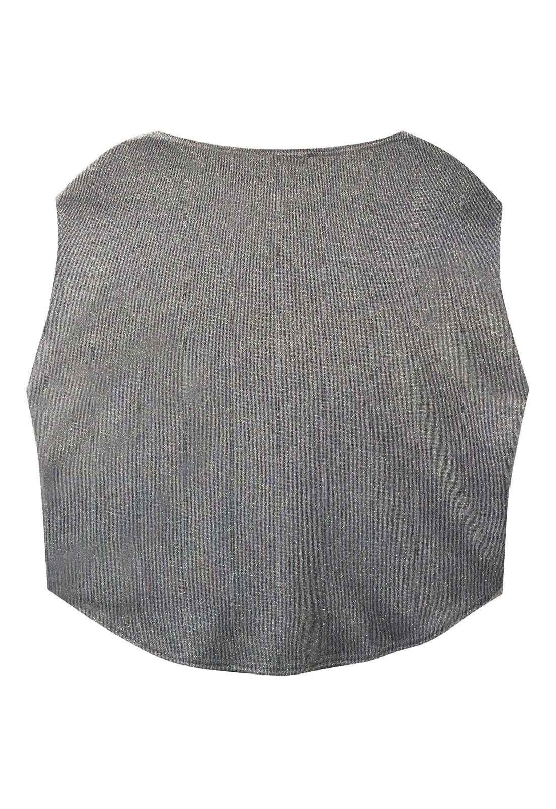Me & Thee Silver Nail Biter Top