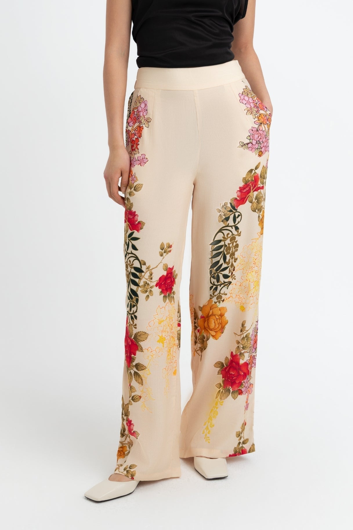 Raishma Studio Cream Nancy Cream Trousers
