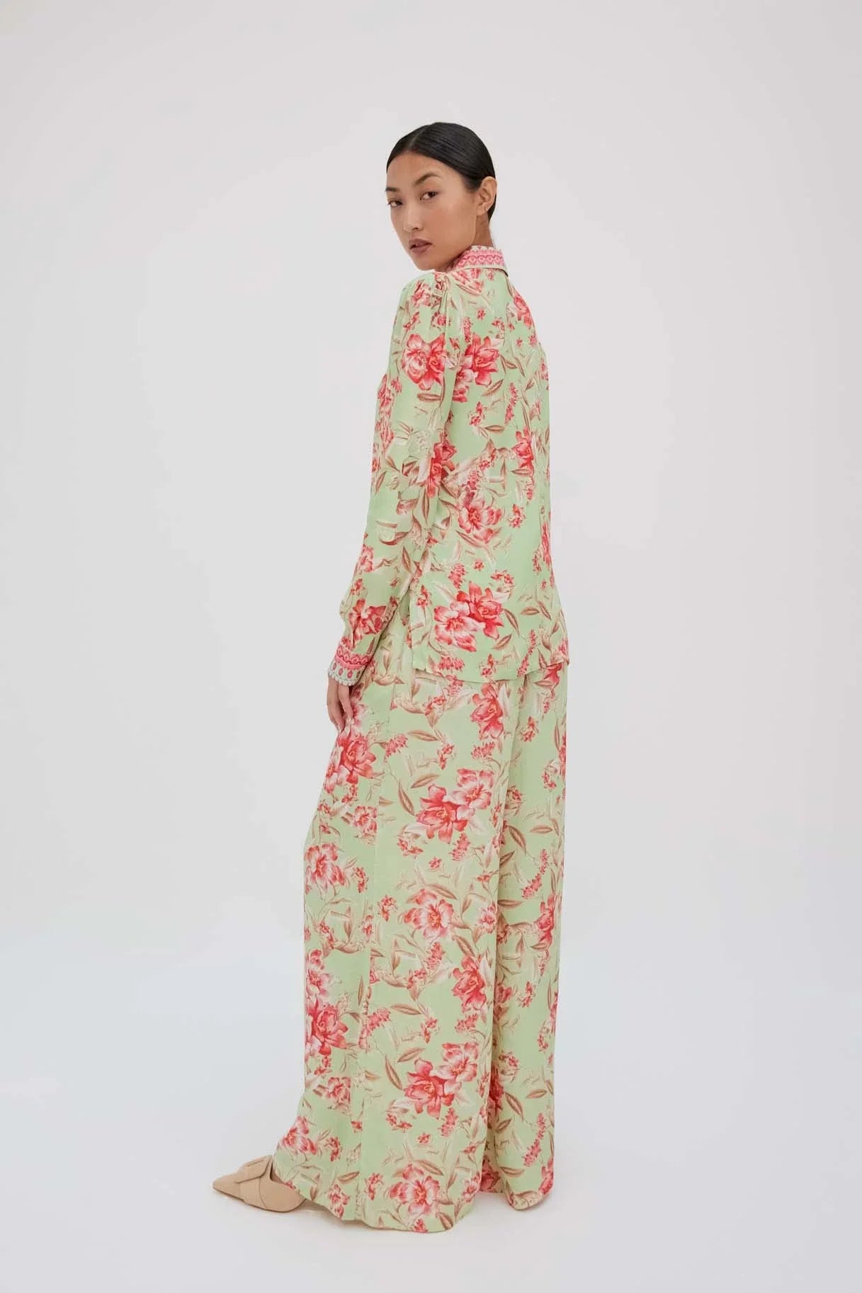 Raishma Studio Green Naomi Shirt