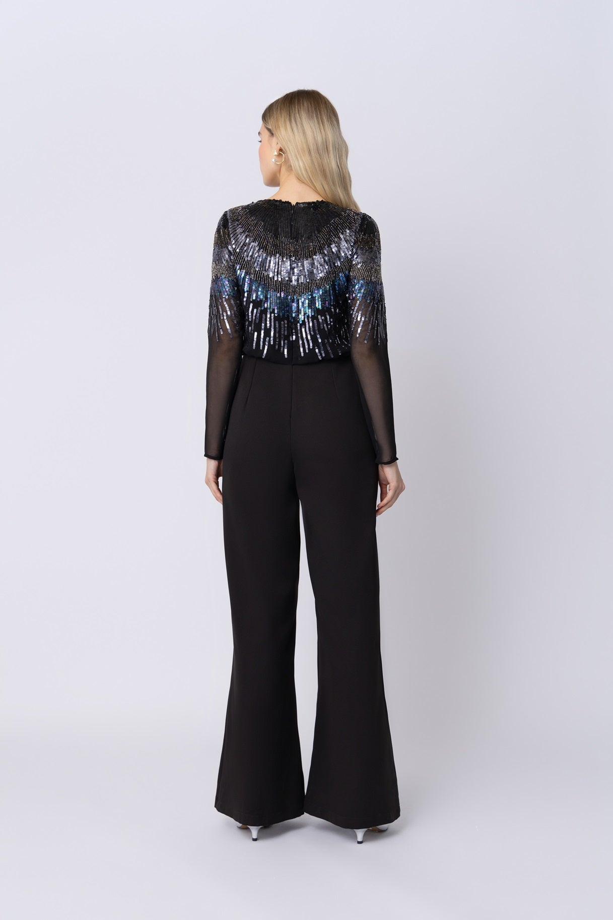 Raishma Couture Black Nerissa Black Jumpsuit