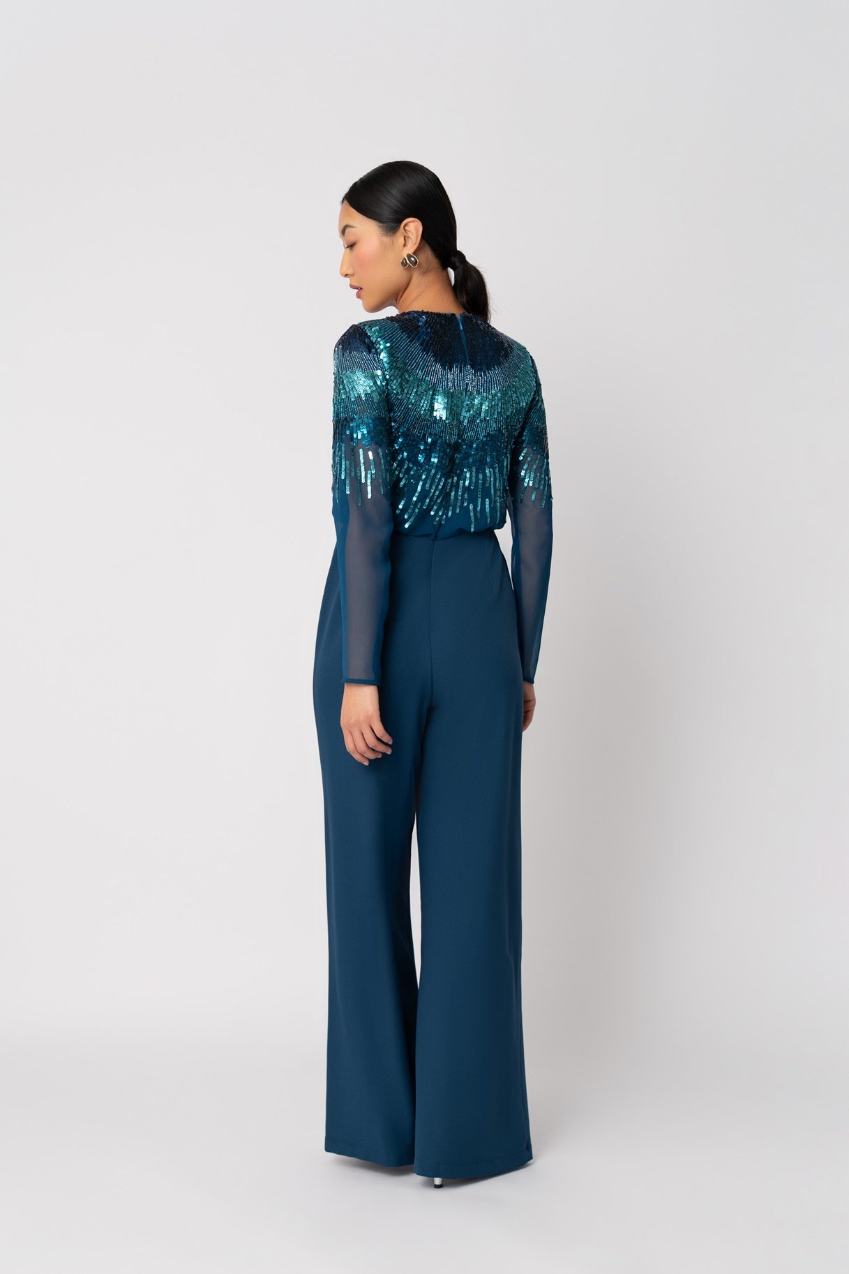 Raishma Couture Blue Nerissa Blue Jumpsuit