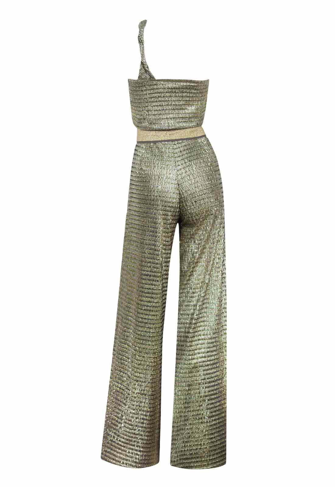 Me & Thee Gold Night Owl Jumpsuit