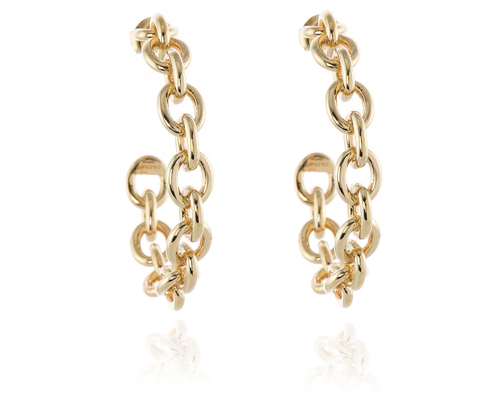 Cachet London Oleta Gold Hoop Earrings