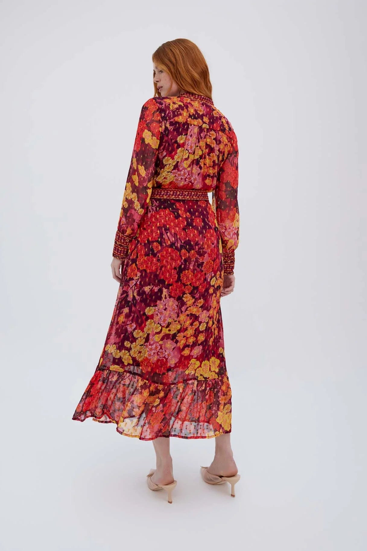 Raishma Studio Burgundy Olive Dress
