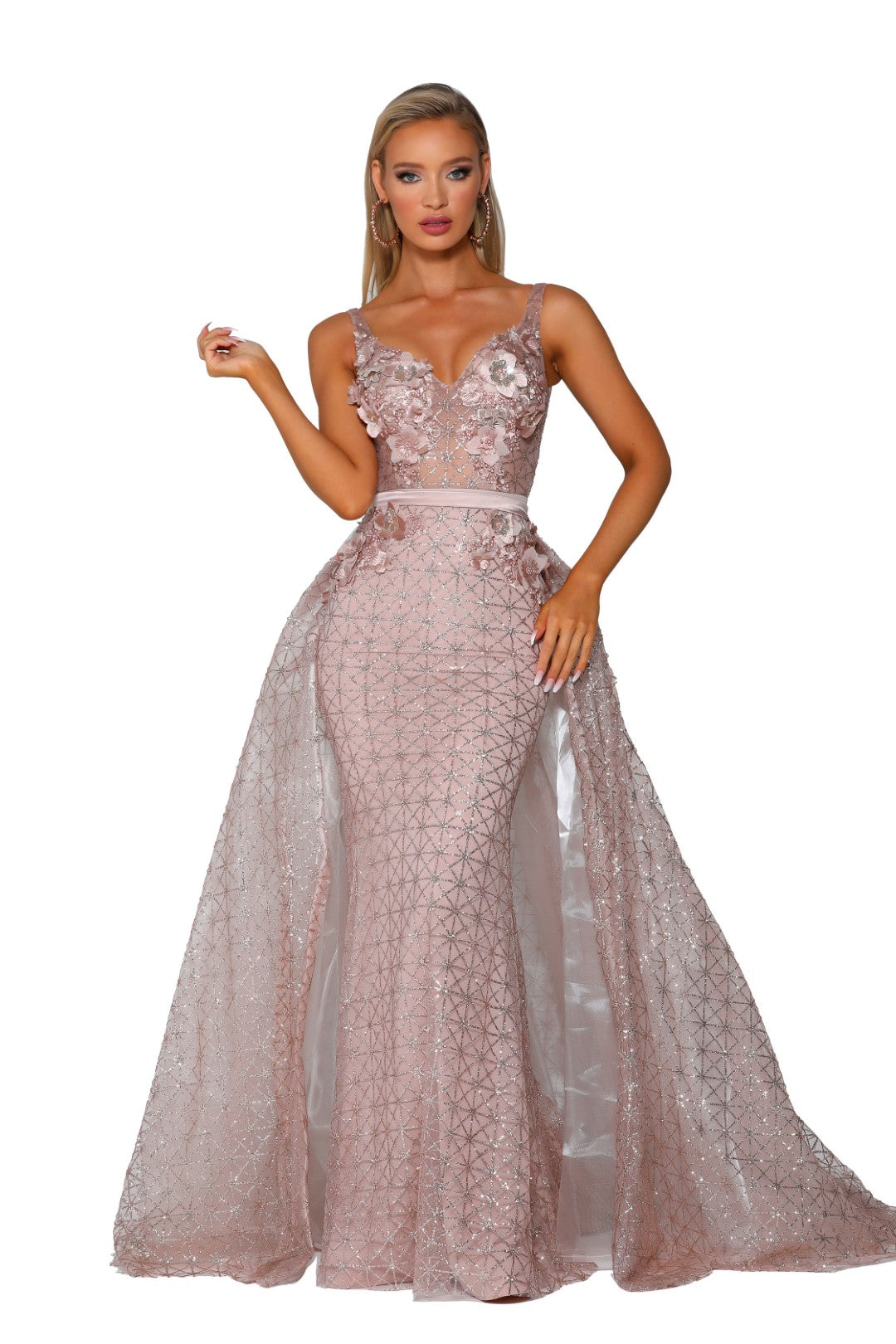 open lace back dress Portia and Scarlett PS22036 Dress main image 1