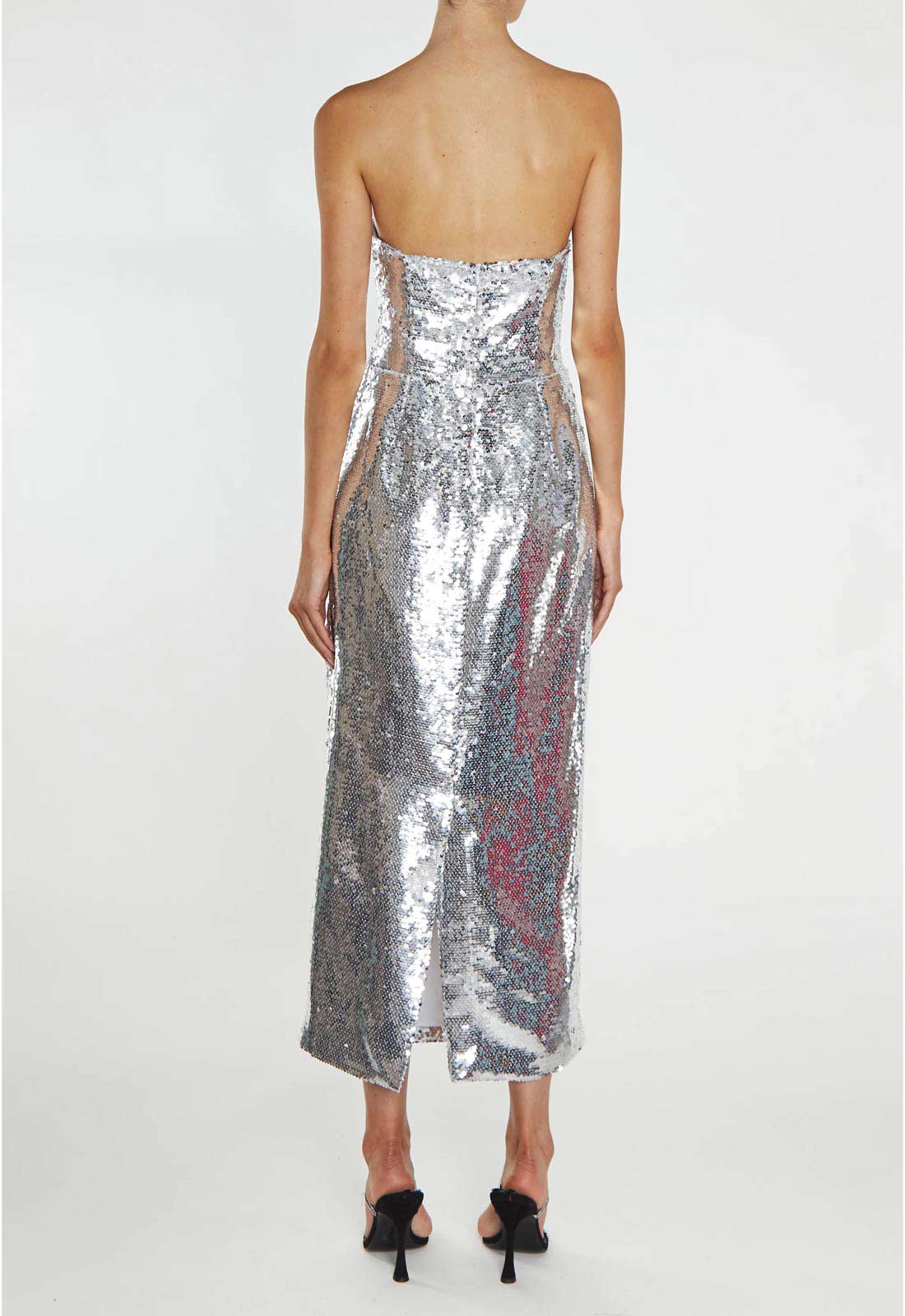 True Decadence Silver Paris Cocktail Dress