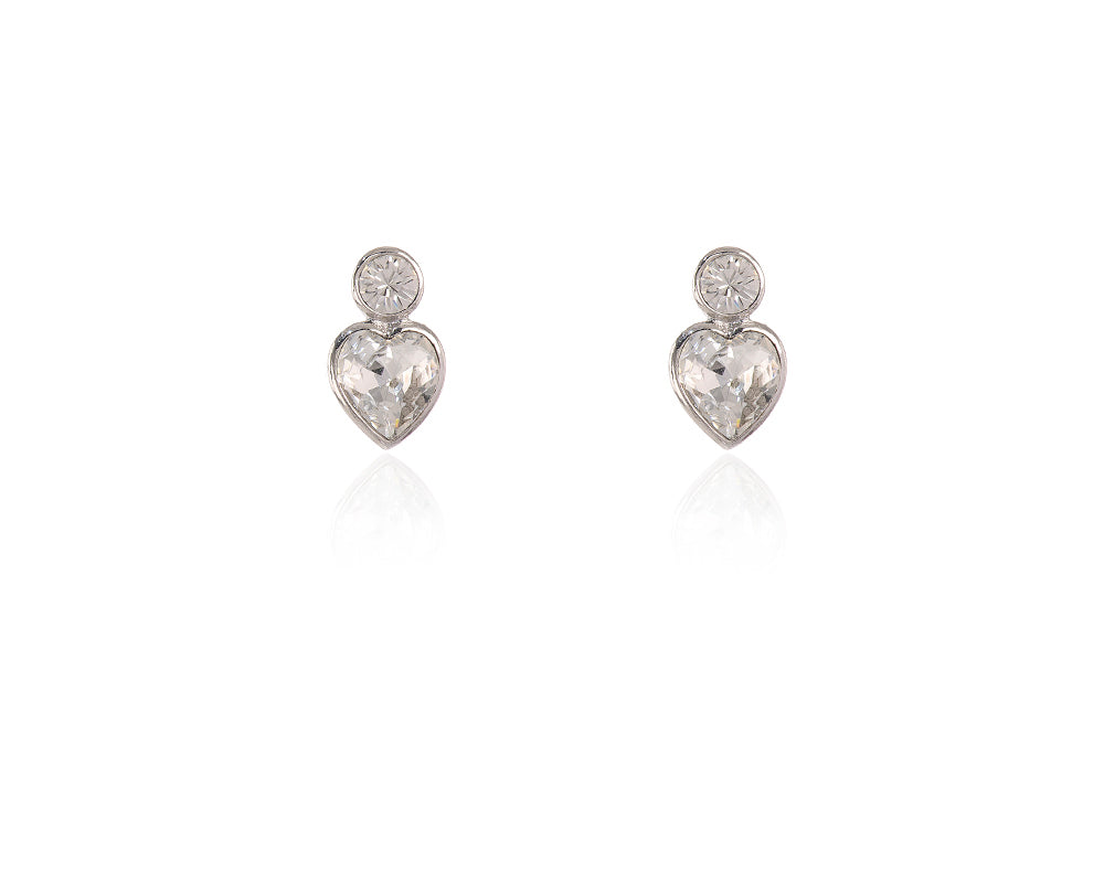 Cachet London Posy Simple Silver Earrings