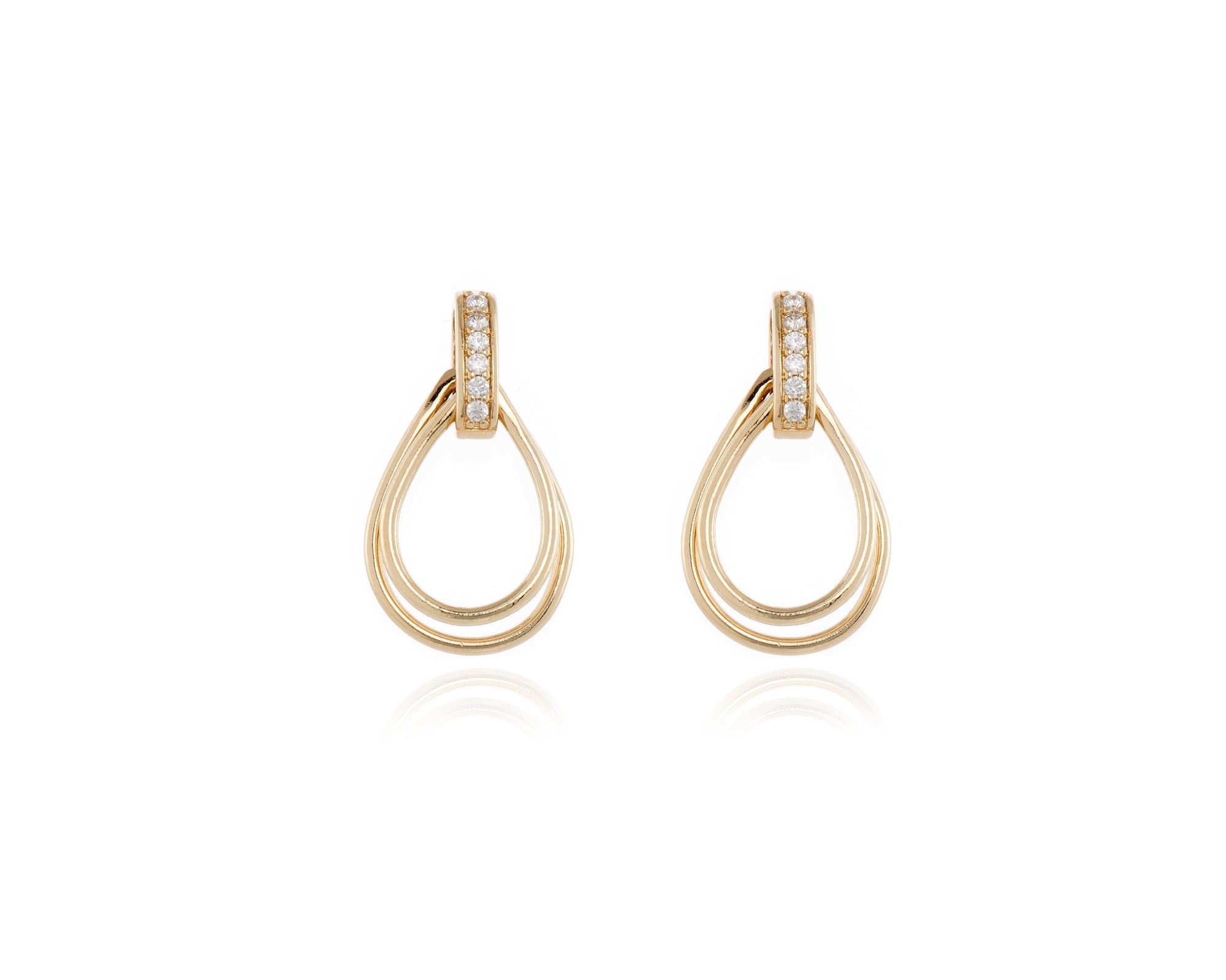 Cachet London Qiao Gold Earrings