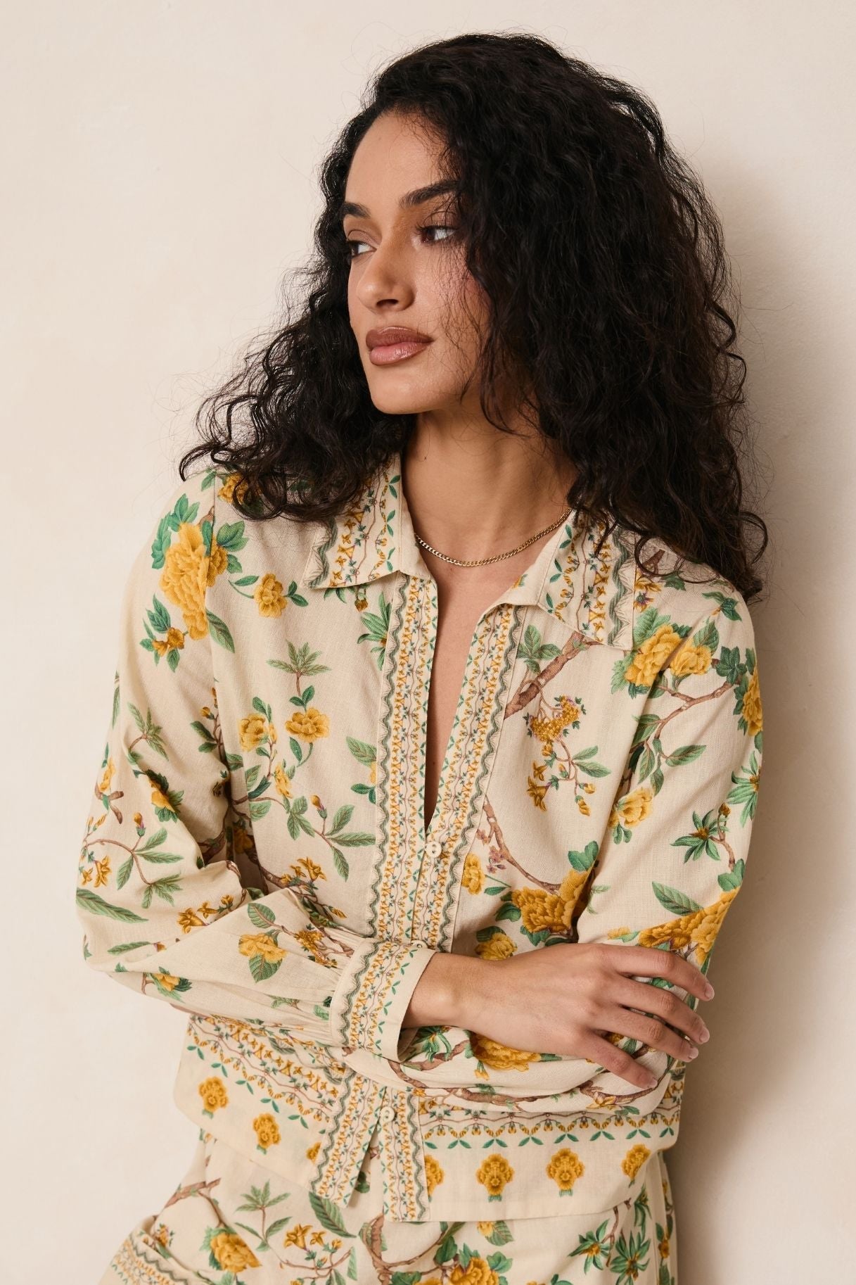 Raishma Studio Yellow Raffey Shirt