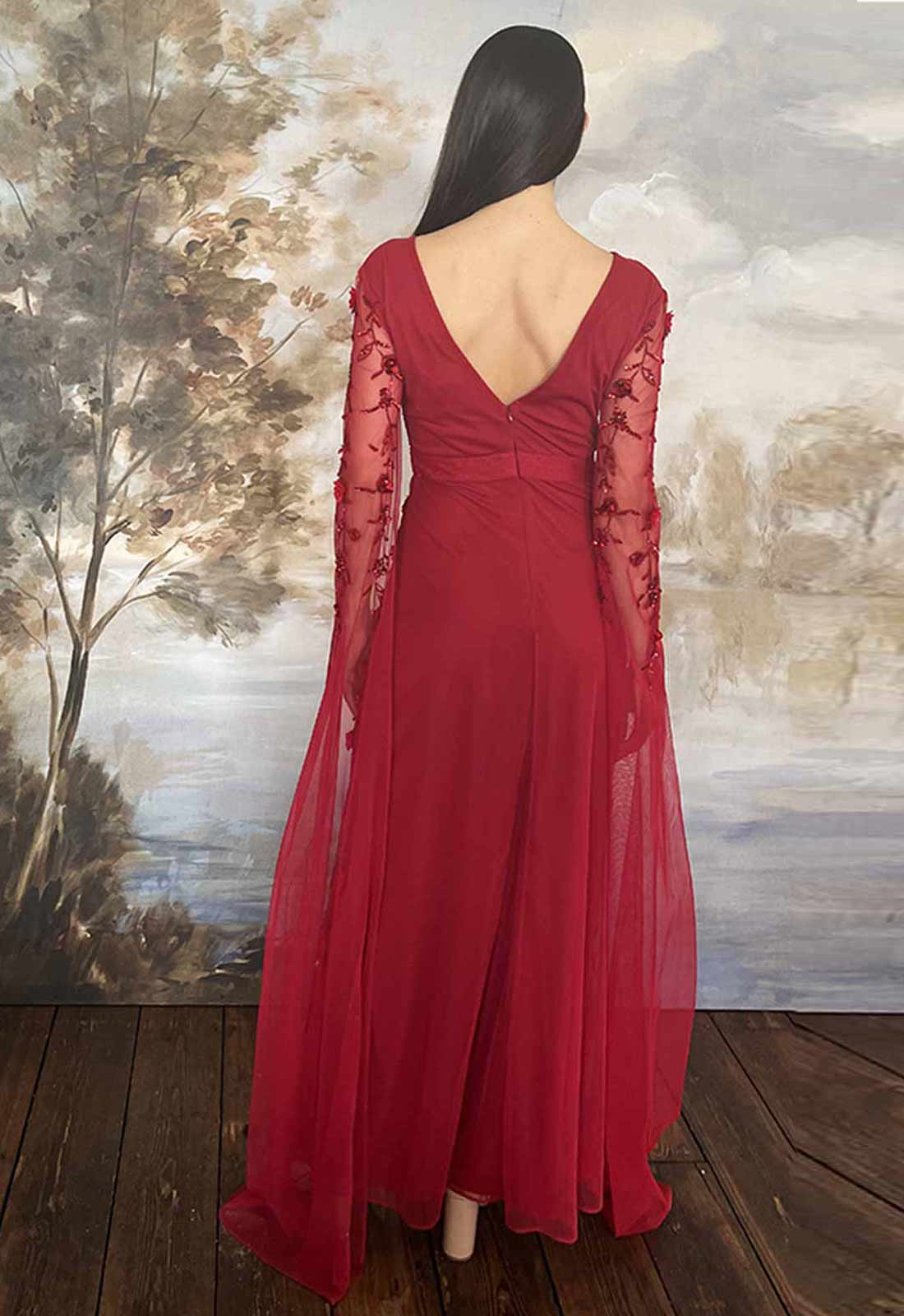 Raishma Couture Red Betsy Gown