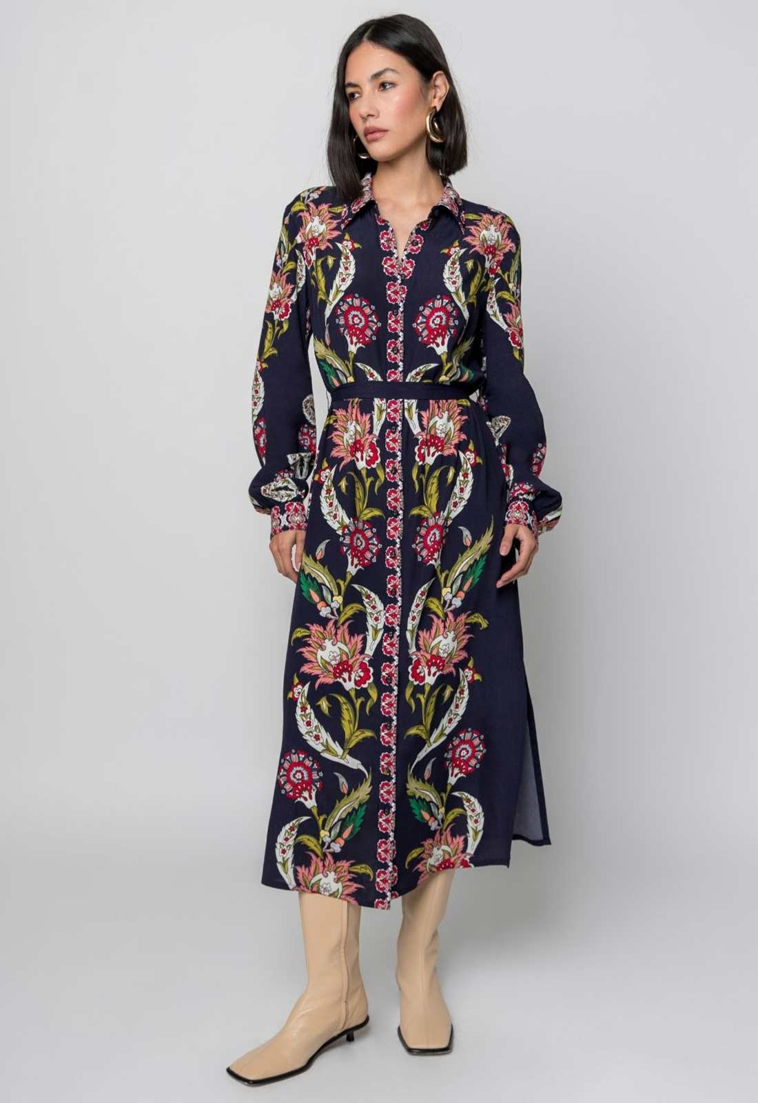 Raishma Studio Navy Remy Dress