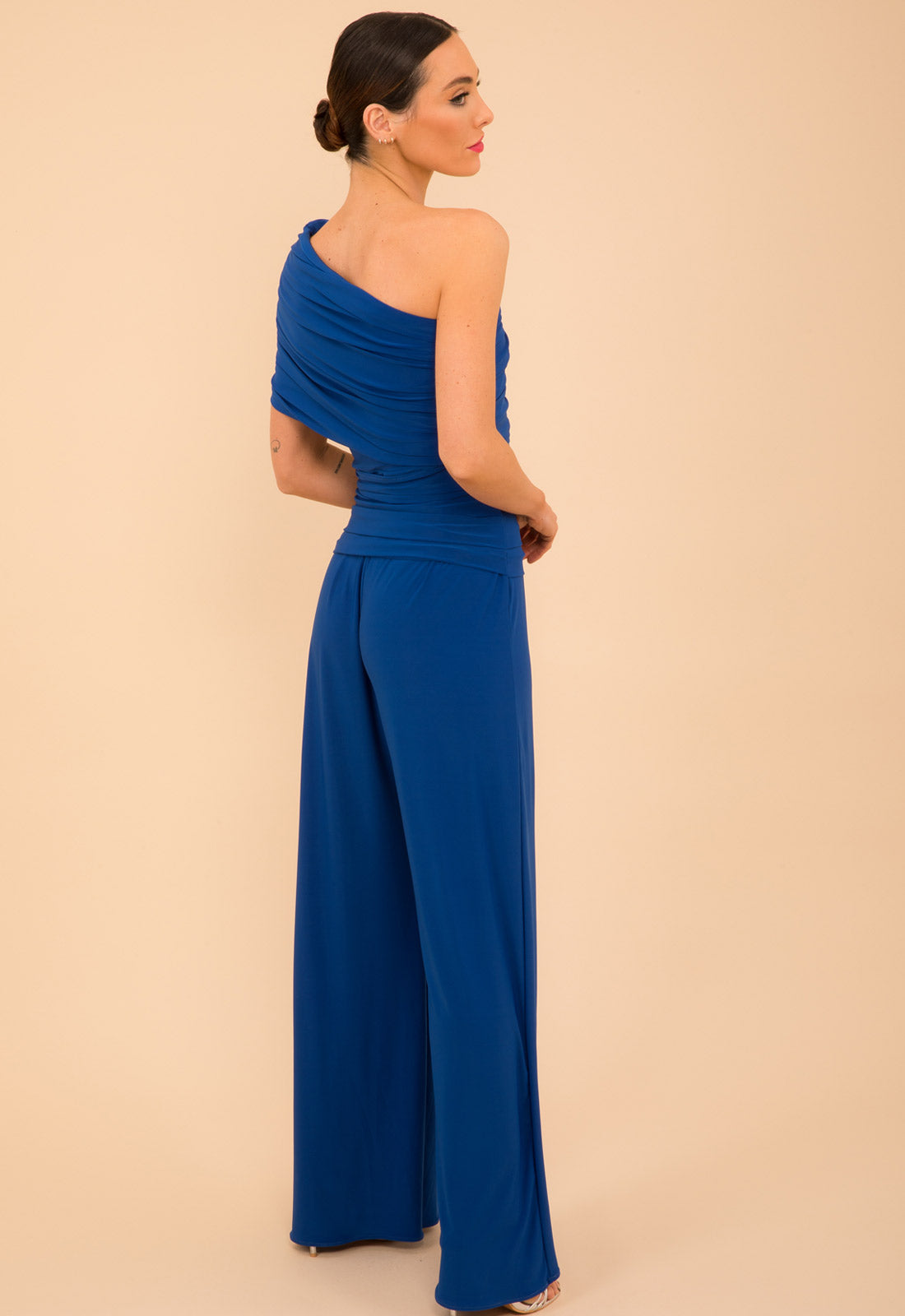 Atom Label Cobalt Blue Rhodium Jumpsuit