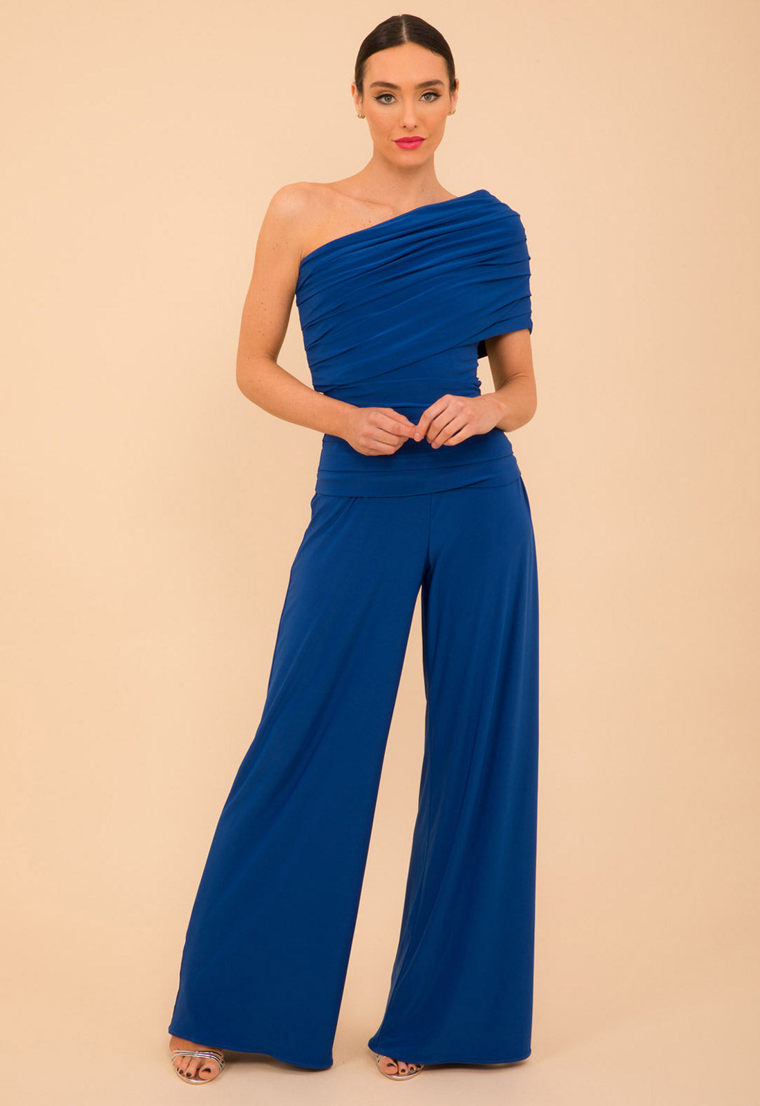 Atom Label Cobalt Blue Rhodium Jumpsuit