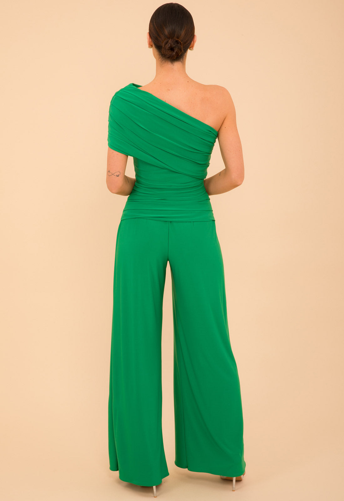 Atom Label Green Rhodium Jumpsuit