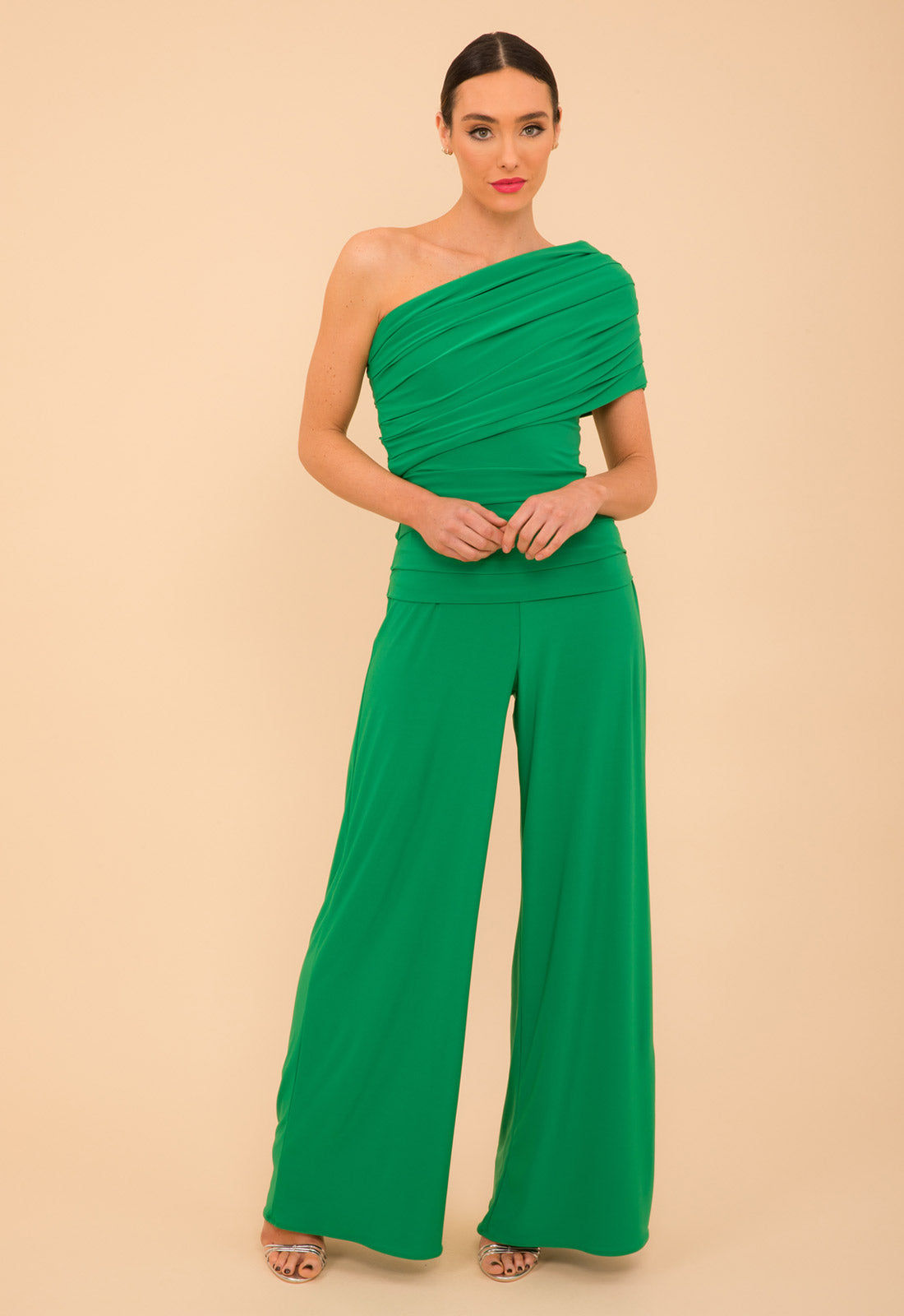 Atom Label Green Rhodium Jumpsuit