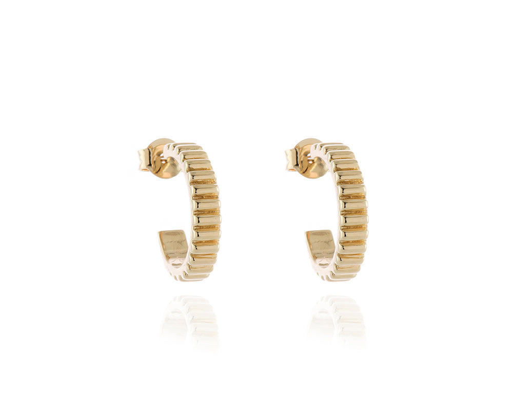 Cachet London Ricci Gold Hoop Earrings