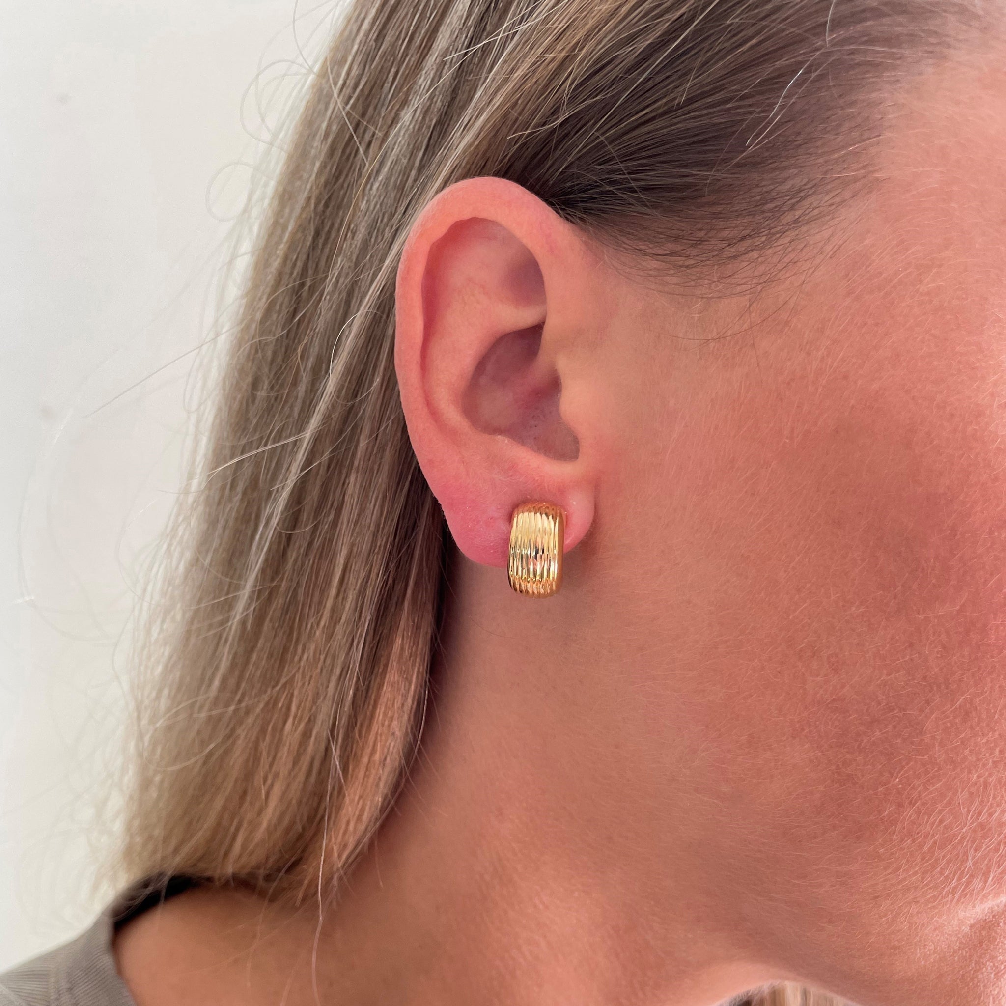 Cachet London Robin Gold Clip On Earrings