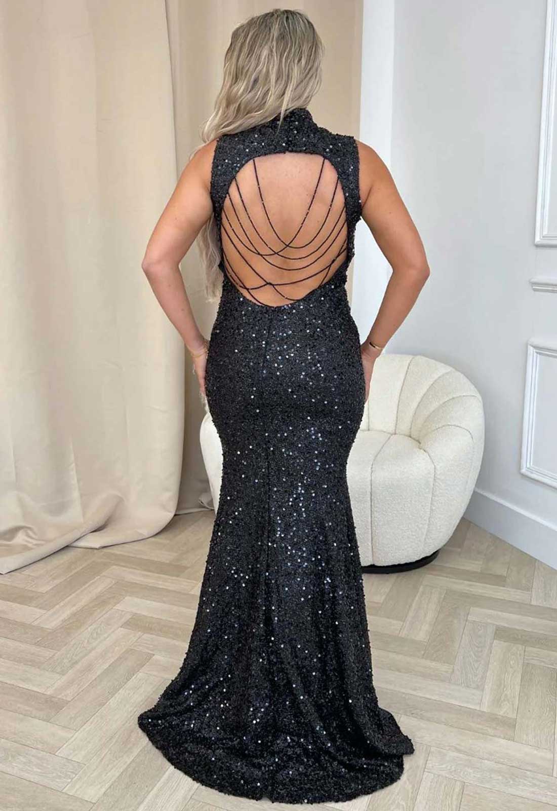 Nazz Collection Black Oscars Maxi Dress