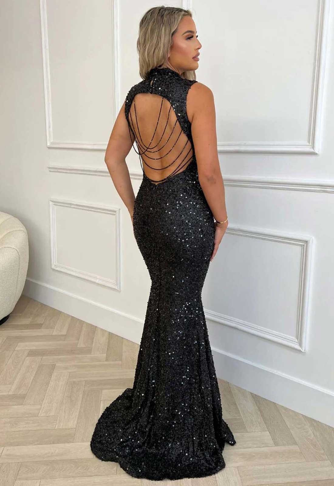 Nazz Collection Black Oscars Maxi Dress