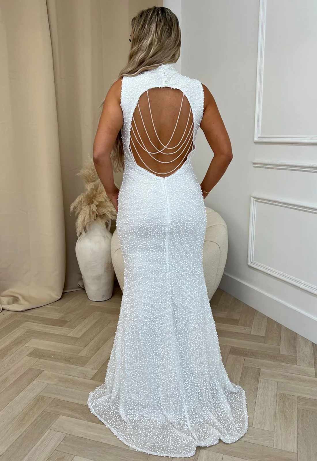 Nazz Collection white oscars dress