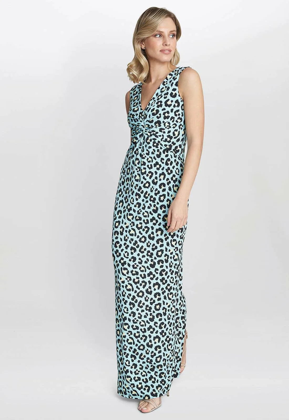 Gina Bacconi Hudson Animal Print Dress