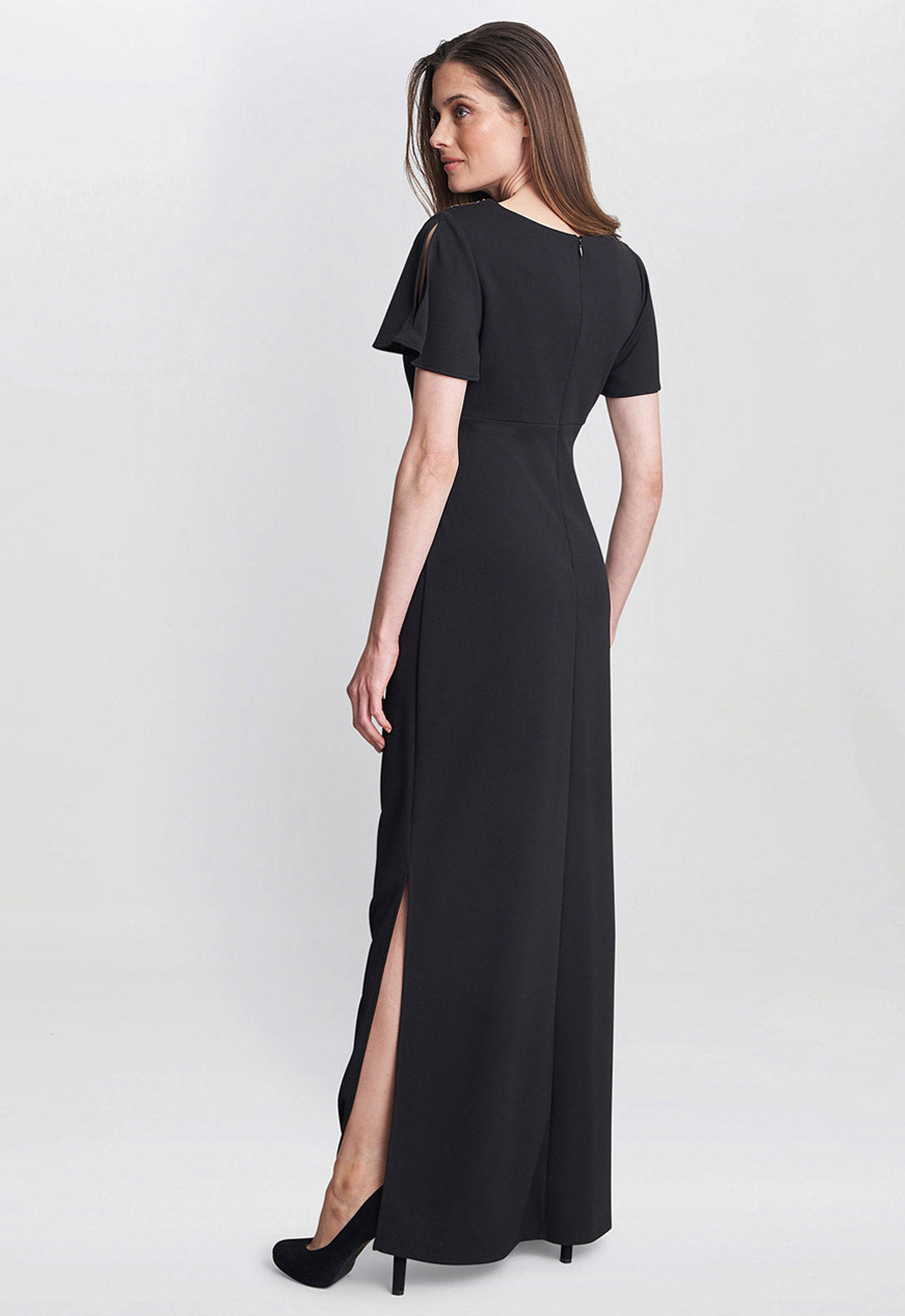 Gina Bacconi Black Betsy Maxi Dress