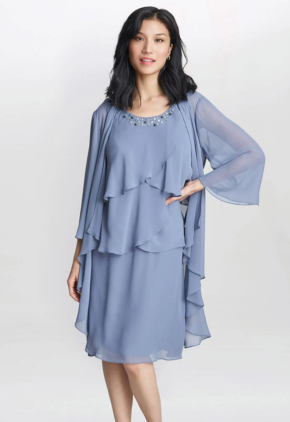 Gina Bacconi Blue Lois Dress