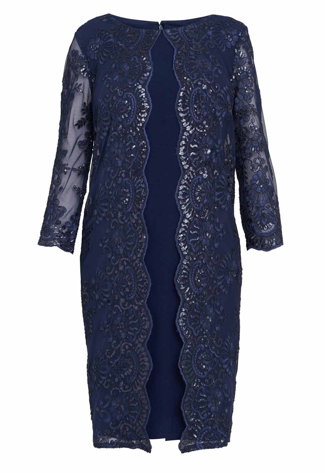 Gina Bacconi Yasmina Mock Jacket Dress