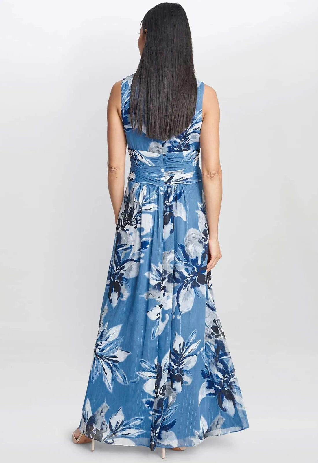 Gayle Gina Bacconi Long Print Dress